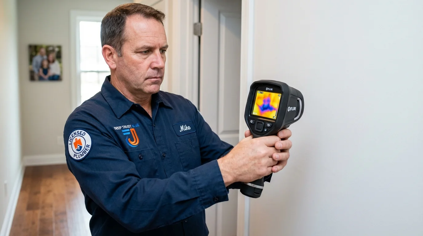Thermal imaging leak detection by Johns Plumbing LLC in Truckee